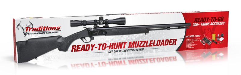 TRADITIONS BUCKSTALKER XT .50 BLK PKG BOX