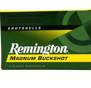 Remington 12 Gauge Ammunition Express Magnum 12HB4 3 4 Buck 41Pellets 1225fps 5 Rounds