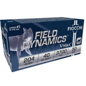 Fiocchi 204 Ruger Extrema Ammunition FI204HVB 40 Grain V-MAX 50 rounds