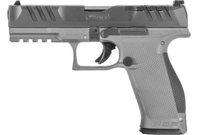 Walther 2858371 PDP OR FS 9mm 4.5" 18+1 Tungsten Gray/Black