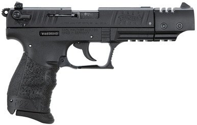 Walther 5120334 P22 Target CA Compliant .22LR 5" Compensated Barrel 10+1 Black