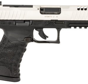 Walther 5220306 WMP OR .22WMR 4.5" 15+1 Silver Serrated Aluminum/Black Polymer