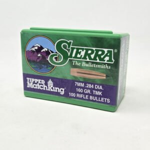 Sierra 7mm (.284 Dia) Reloading Bullets Tipped Matchking SRAA7660 160 Grain Ballistic Tip 100 Pieces