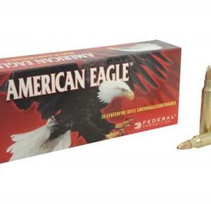 Federal 223 Rem Ammunition American Eagle AE223G 50 Grain Jacketed Hollow Point 20 rounds