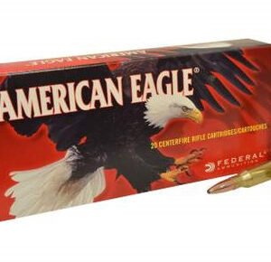 Federal 338 Lapua Mag Ammunition American Eagle AE338L 250 Grain Jacketed Soft Point 20 rounds