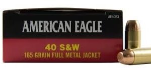 Federal 40 S&W American Eagle 165 Grain Full Metal Jacket AE40R3 50 rounds