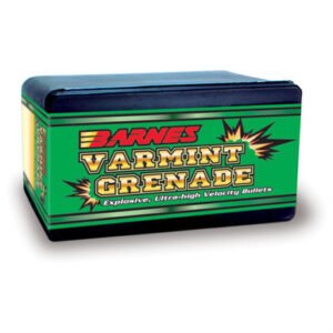 Barnes 6mm (243" Dia) Varmint Grenade 62 Grain Hollow Point Reloading Bullets B30214 100 Pieces