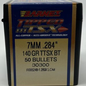 Barnes 7mm (.284 Dia) Reloading Bullets Copper TTSX B30300 140 Grain Boat Tail Ballistic Tip 50 Pieces