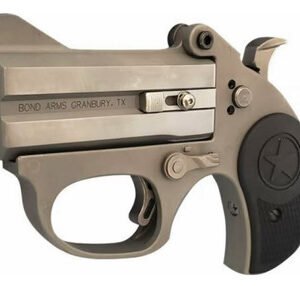 Bond Arms BASRS-22LR STINGER RS .22 LR 3" 2 Rounds Stainless W/ Rough Series Finish