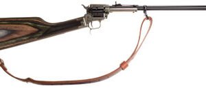 Heritage Manufacturing Rancher Carbine BR226CH16HS-LS .22LR 6 Rounds 16" Case Hardened/Laminate Stock w/ Leather Sling