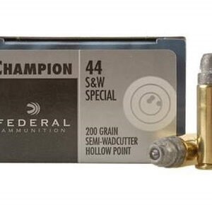 Federal 44 Special Ammunition C44SA 200 Grain Semi-Wadcutter Hollow Point 20 rounds