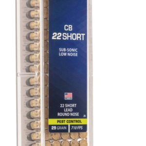CB, 22 Short, 29 Grain, Lead Round Nose, 710 fps