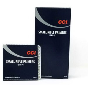 CCI Primers BR-4 Small Rifle 0019 Brick of 1000 Count