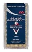 CCI 0022 22Win Mag 40GR Gamepoint JSP 50 rounds