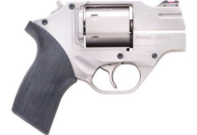 Chiappa Firearms CF340.218 Rhino Revolver 200DS .357 Mag 2" W/ Leather Holster Nickel Plated
