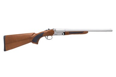 Citadel CITSBS2018NKL Boss Coach Side By Side 20 Gauge 18.5" 2 Rounds Walnut/Nickel