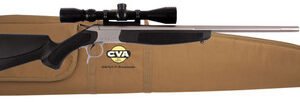 CVA Scout CR4431SSC V2 Takedown .44 Magnum 22" Single Shot Stainless/Black W/ Konus 3-9x32 Scope & Case