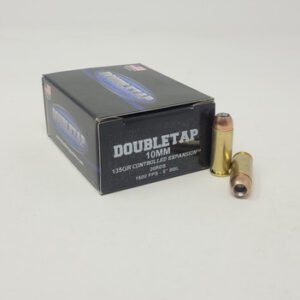 DoubleTap 10mm Ammunition 10MM135CE 135 Grain Controlled Expansion Jacketed Hollow Point 20 Rounds