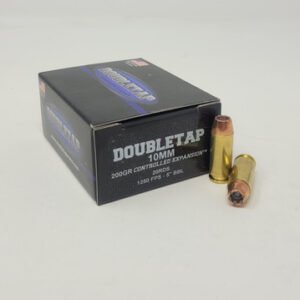 DoubleTap 10mm Auto Ammunition 10MM200CE 200 Grain Controlled Expansion Jacketed Hollow Point 20 Rounds