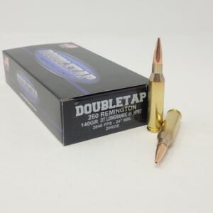 DoubleTap 260 Rem Ammunition 260R140LR 140 Grain Hollow Point Boat Tail 20 Rounds