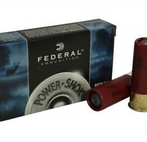 Federal 16 Gauge Ammunition Power-Shok 164RS 2-3/4" Hollow Point Rifled Slug 4/5oz 1600fps 5 Rounds