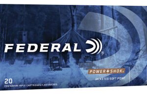 Federal 300 AAC Blackout Ammunition F300BLKB Power Shok 150 Grain Soft Point 20 Rounds