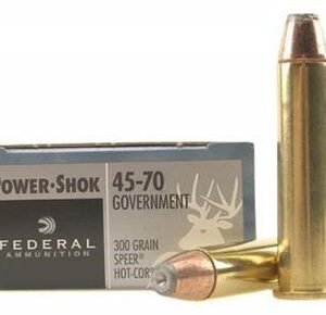 Federal 45-70 Ammunition Power-Shok F4570AS 300 Grain Jacketed Hollow Point 20 rounds