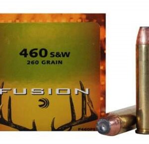 Federal 460 S&W Ammunition Fusion F460FS1 260 Grain Jacketed Hollow Point 20 rounds