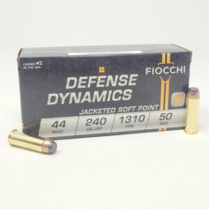Fiocchi 44 Remington Magnum Ammunition FI44A 240 Grain Jacketed Soft point 50 rounds