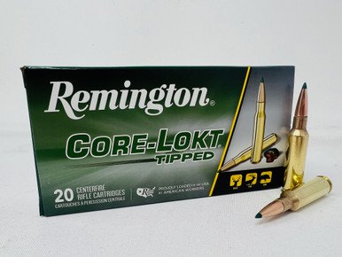 Remington 6.5mm Creedmoor Ammunition Core-Lokt RT65CR1 129 Grain Core-Lokt Ballistic Tip 20 Rounds