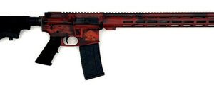Great Lakes Firearms GL15223B-LRD 223 Wylde 16" 30+1 Battleworn Lipstick Red Cerakote/Nitride Barrel
