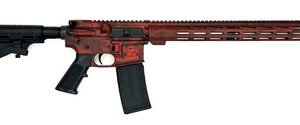 Great Lakes Firearms GL15223SSB-LRD 223 Wylde 16" 30+1 Battleworn Lipstick Red Cerakote/Stainless Barrel