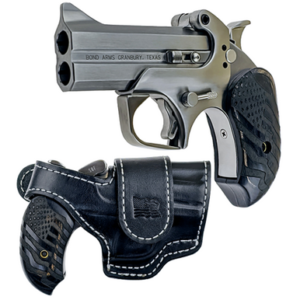 Bond Arms BASOF-45/40 Sound of Freedom .45 LC/.410 Bore 3.5" Stainless/Engraved Black Ash Grips