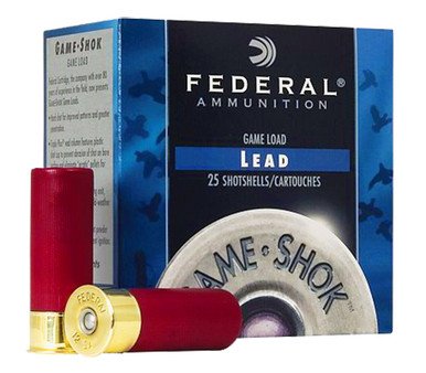 Federal 20 Gauge Ammunition Game-Shok H2008 2-3/4" 8 Shot 7/8oz 1210oz Case of 250 Rounds