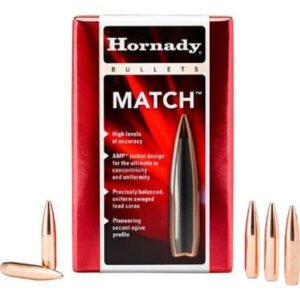 Hornady 6.5mm (.264 Dia) Reloading Bullets Match Grade H26174 123 Grain Boat Tail Hollow Point 100 Pieces