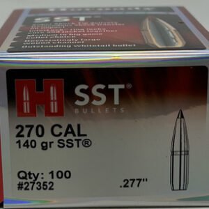 Hornady 270 Cal (.277 Dia) Reloading Bullets H27352 140 Grain SST 100 Pieces