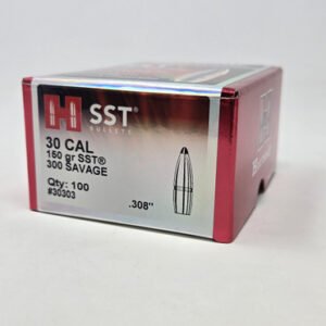 Hornady 30 Cal (.308 Dia) Reloading Bullets For 300 Savage H30303 150 Grain SST 100 Pieces