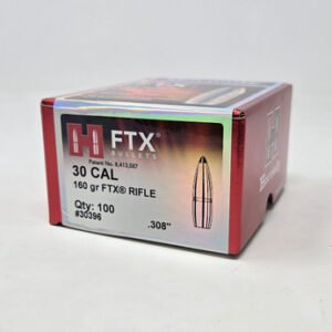 Hornady 30 Cal (.308 Dia) Reloading Bullets For 308 Marlin Express H30396 160 Grain FTX 100 Pieces