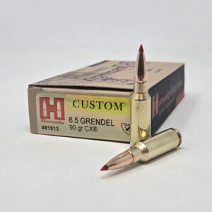 Hornady 6.5 Grendel Ammunition Custom H81513 90 Grain CX Ballistic Tip 20 Rounds