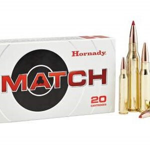 Hornady 300 Win Mag Ammunition Custom H82180 195 Grain ELD Match 20 rounds