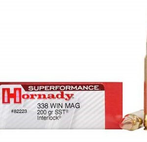 Hornady 338 Win Mag Superformance H82223 200 gr SST 20 rounds