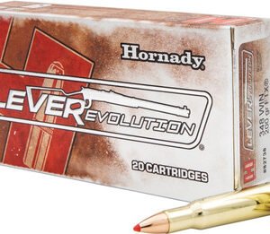 Hornady 348 Winchester 82738 LEVERevolution 200 Grain FTX 20 rounds