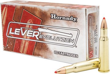 Hornady 348 Winchester 82738 LEVERevolution 200 Grain FTX 20 rounds