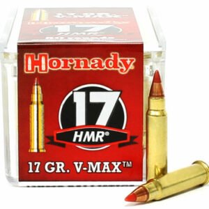Hornady 17 HMR Ammunition H83170 17 Grain V-MAX 50 Rounds