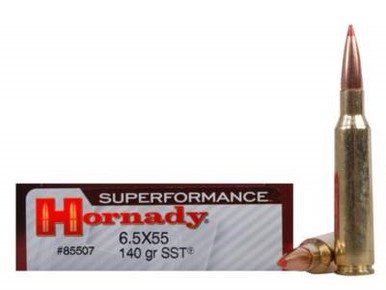 Hornady 6.5x55mm Superformance H85507 140gr SST 20 rounds