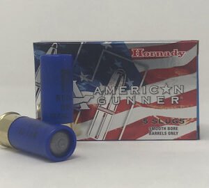 Hornady 12 Gauge Ammunition 86231 American Gunner Reduced Recoil 2-3/4" 1oz Rifled Slug 5 Rounds