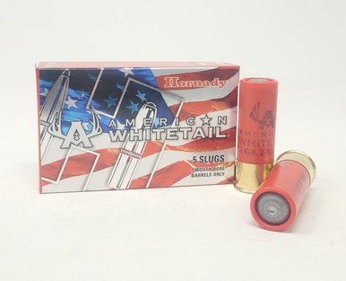 Hornady 12 GA American Whitetail H86234 1 oz Rifle Slug 5 rounds
