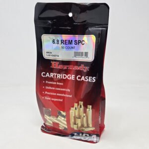 Hornady 6.8 Rem SPC Unprimed Reloading Brass Casings H8629 50 Pieces