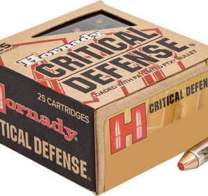 Hornady 32 ACP Ammunition Critical Defense FTX 90063 60 Grain Flex Tip Expanding 25 rounds