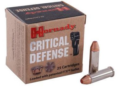 Hornady 38 Spl Critical Defense H90310 110 gr FTX 25 rounds